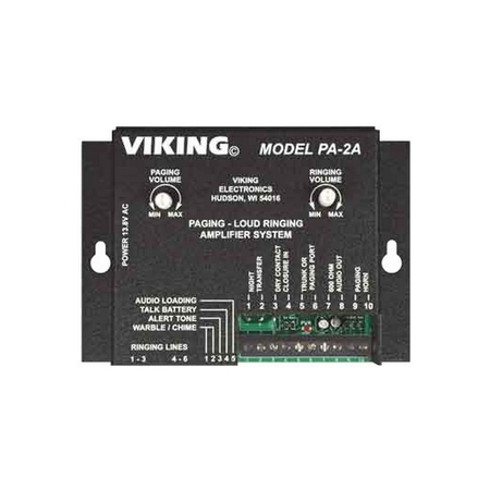 VIKING ELECTRONICS MULTI-LINE LOUD RINGER AND, PAGING AMPLIFIER,  122272
